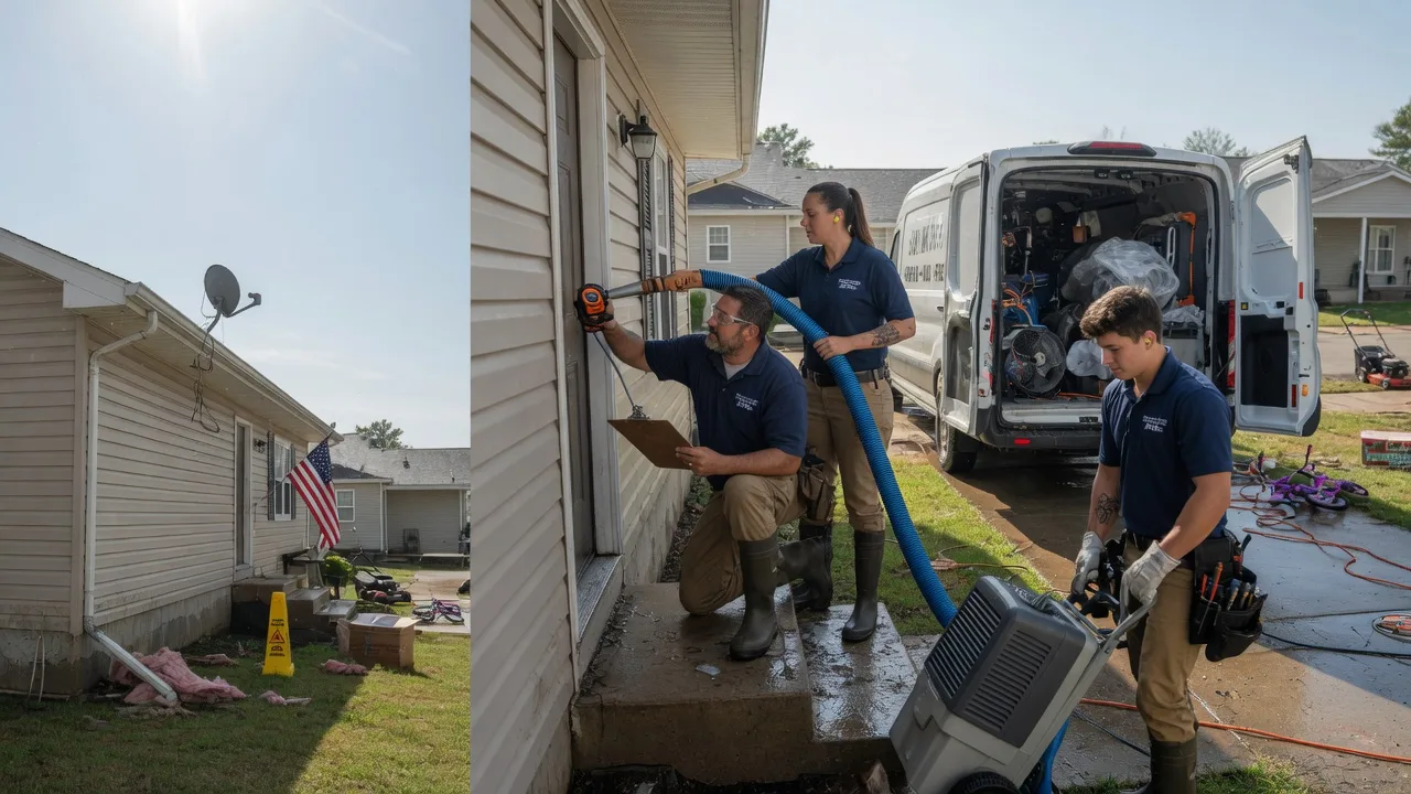 Ceiling Water Damage Restoration in Springport, MI near me